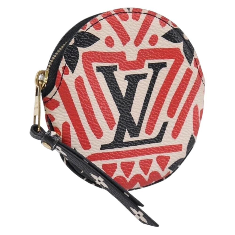 Louis Vuitton Round Coin Purse Limited Edition Crafty Monogram Giant